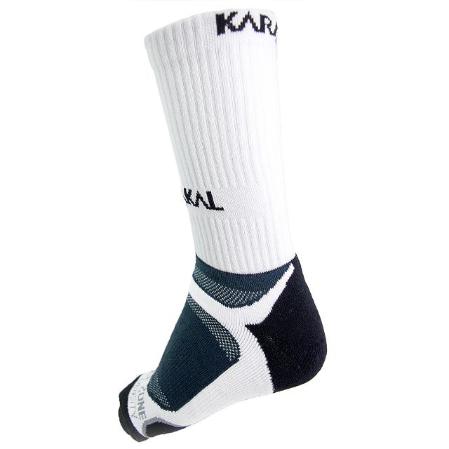 Karakal X4+ Mid Calf Technical Socks 1P White / Black